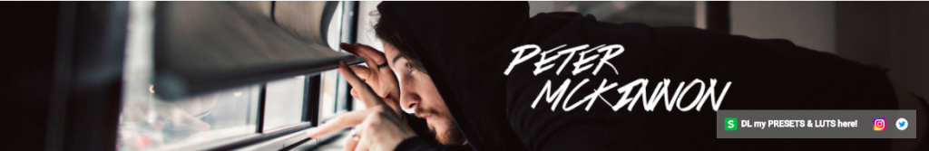 Peter McKinnon YouTube Banner